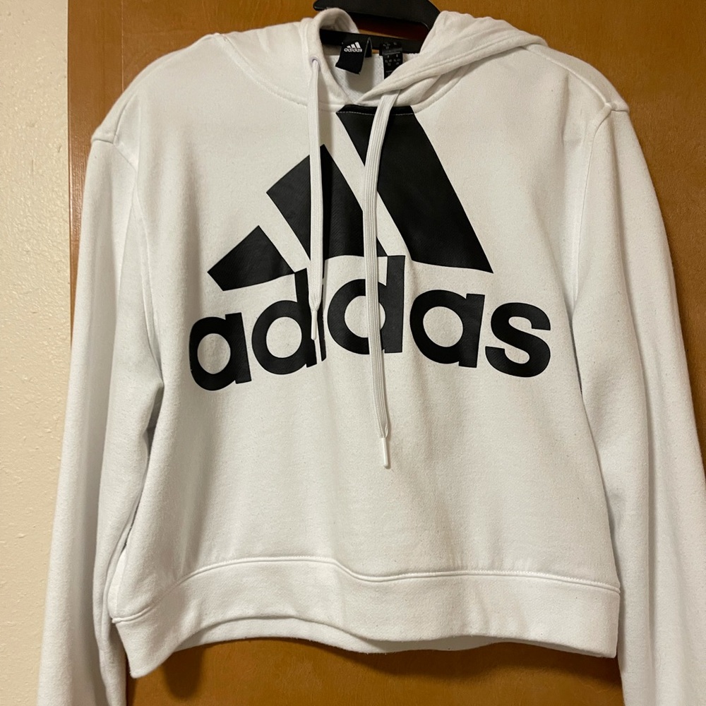 adidas cropped hoodie, worn only once or twice!